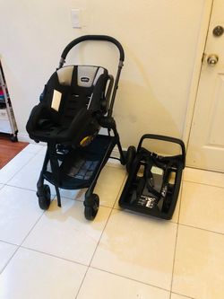 Combo stroller and car seat