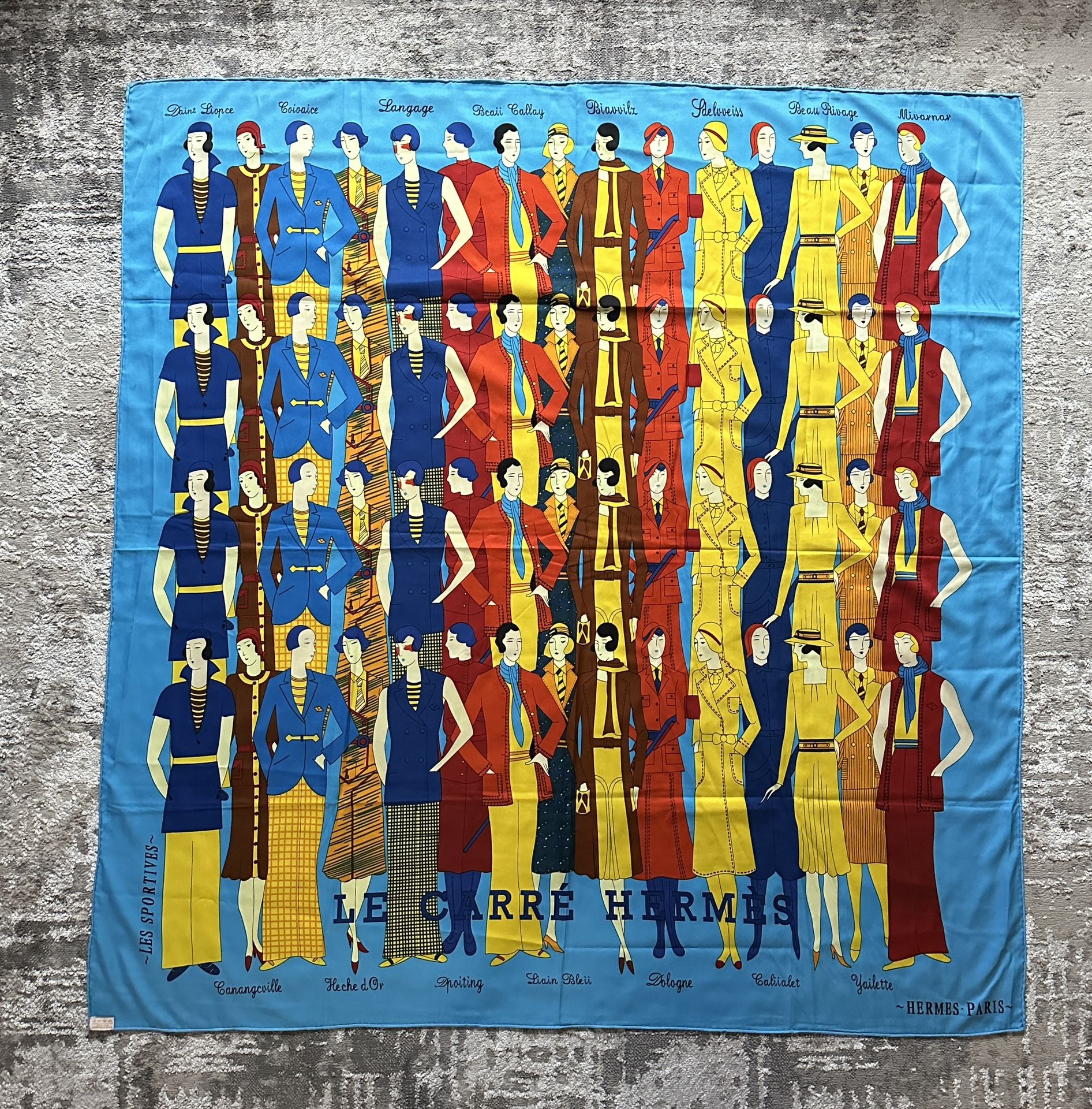 H E R M E S Silk Scarf 100% Silk