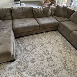 Large Gray Sectional Sofa