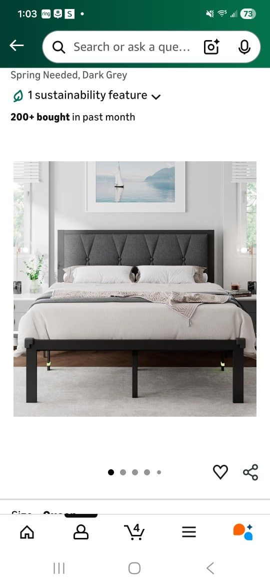 Brand New Queen Size Bed Frame