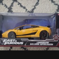 Jada 1:24 Fast & Furious Lamborghini Gallardo Superleggera Yellow