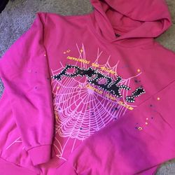 Pink Spider Hoodie