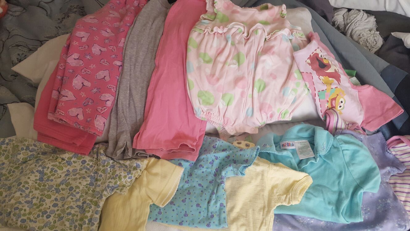 Bundle of 13 items, size 24 months and 2T clothes...