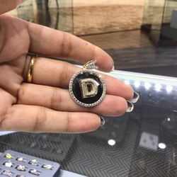 10k Gold Pendant With Initial ..we Do All Kind Custom piece ..