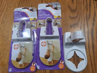 Lever door safety locks