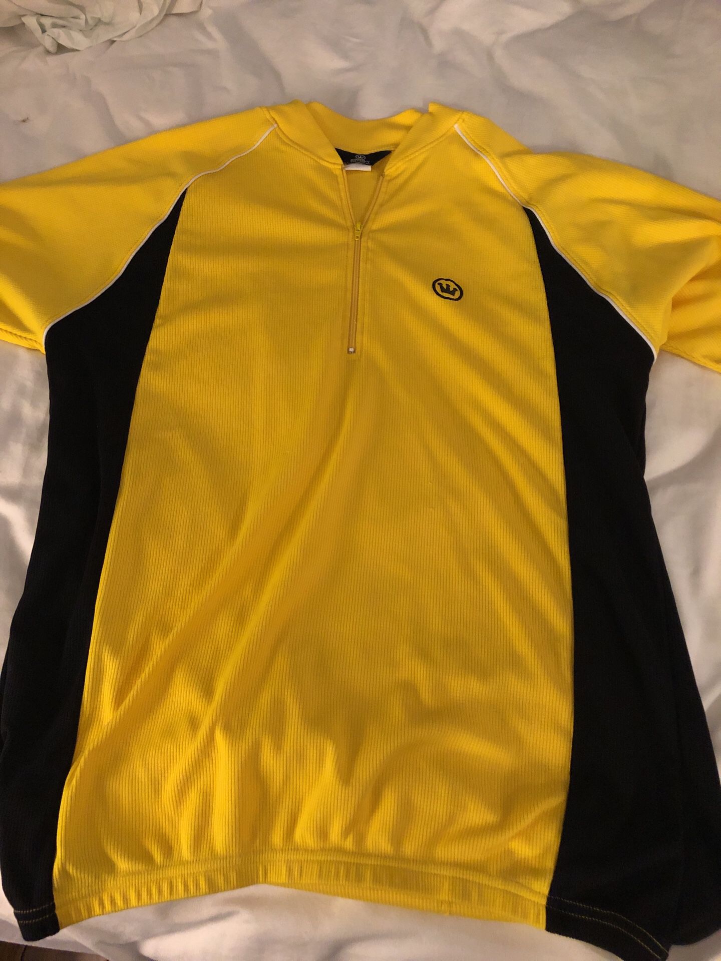 Canari Yellow Leader Cycle Jersey Mens Large