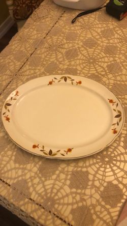 Vintage Large Hall Jewel Tea 14” Serving Platter.