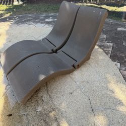 Pair 2 Swim-ways Folding Pool Lounge Chairs