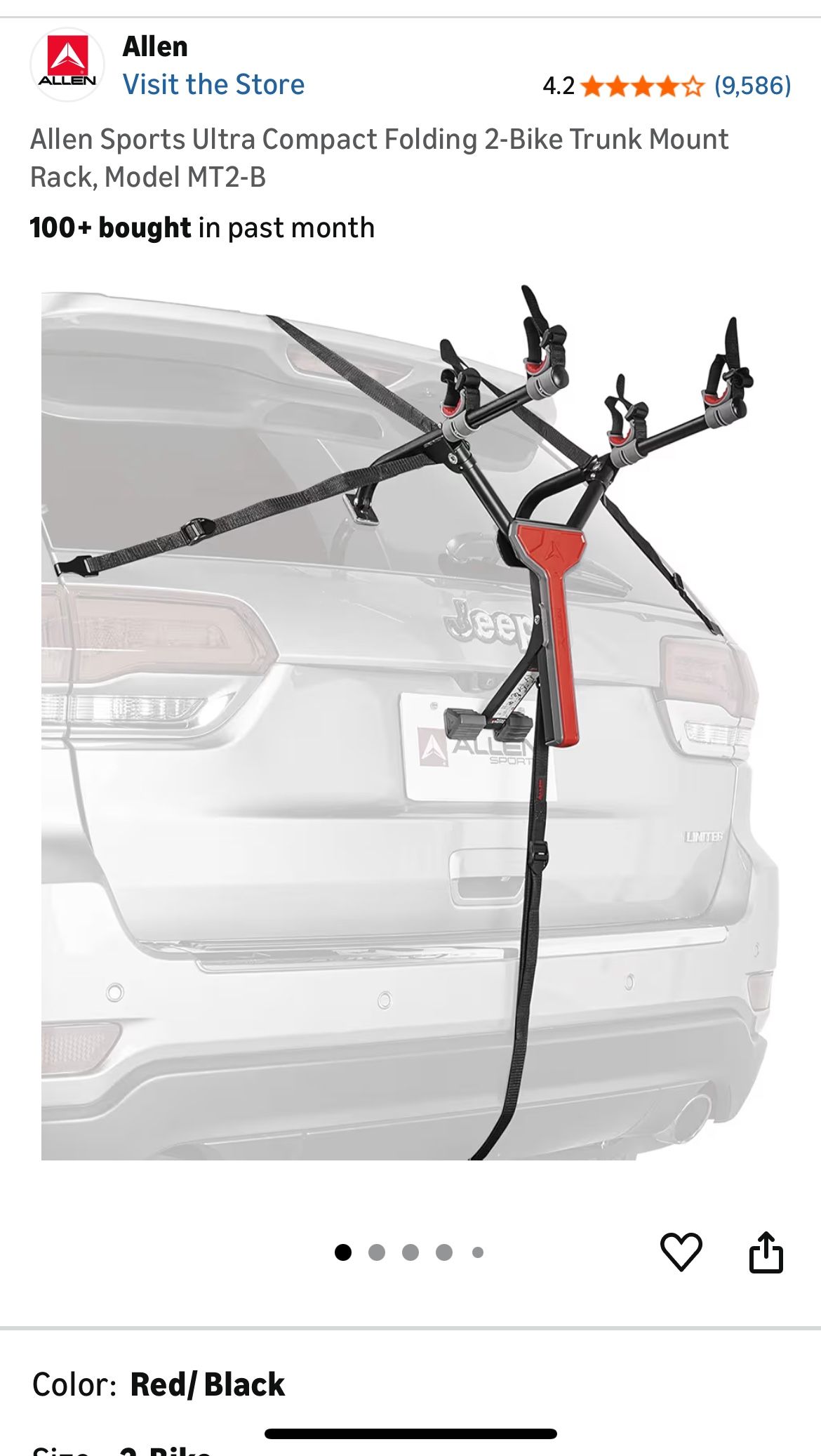 SUV Bike Rack