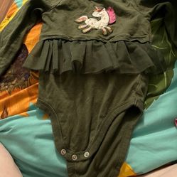2 piece of 24 months baby girl onesies