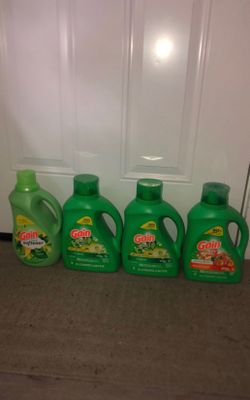 3 gain laundry detergent and one fabric softener