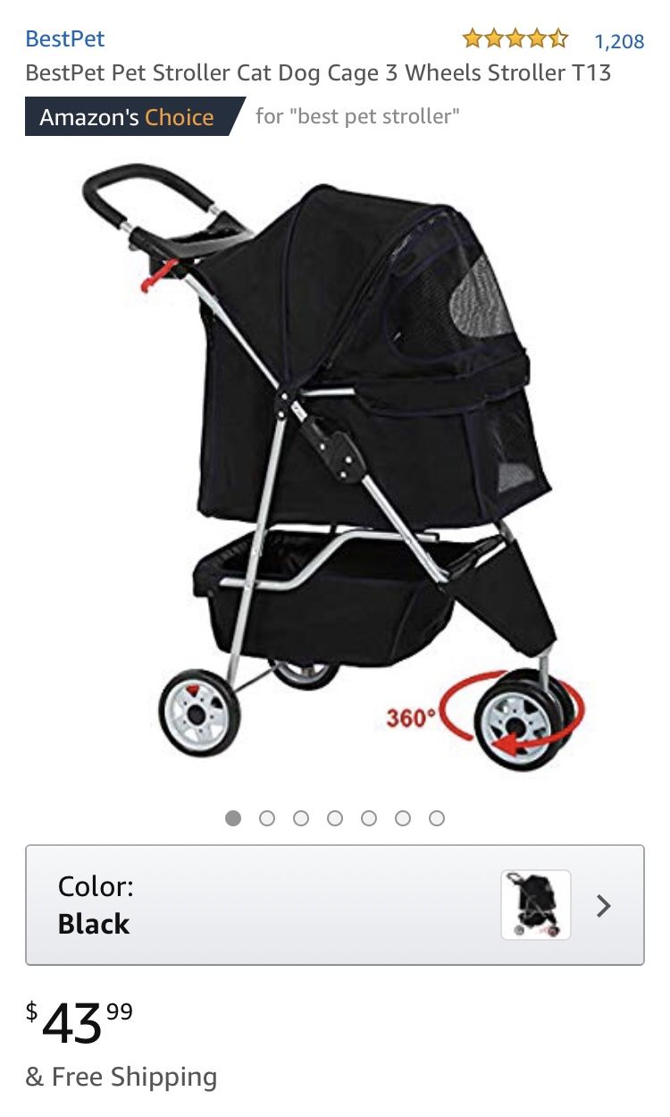 Pet Stroller (Small Breeds)