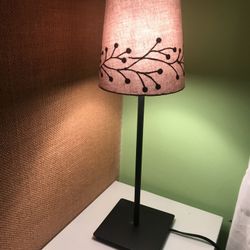 Table lamp for bed room natural shade Set of two