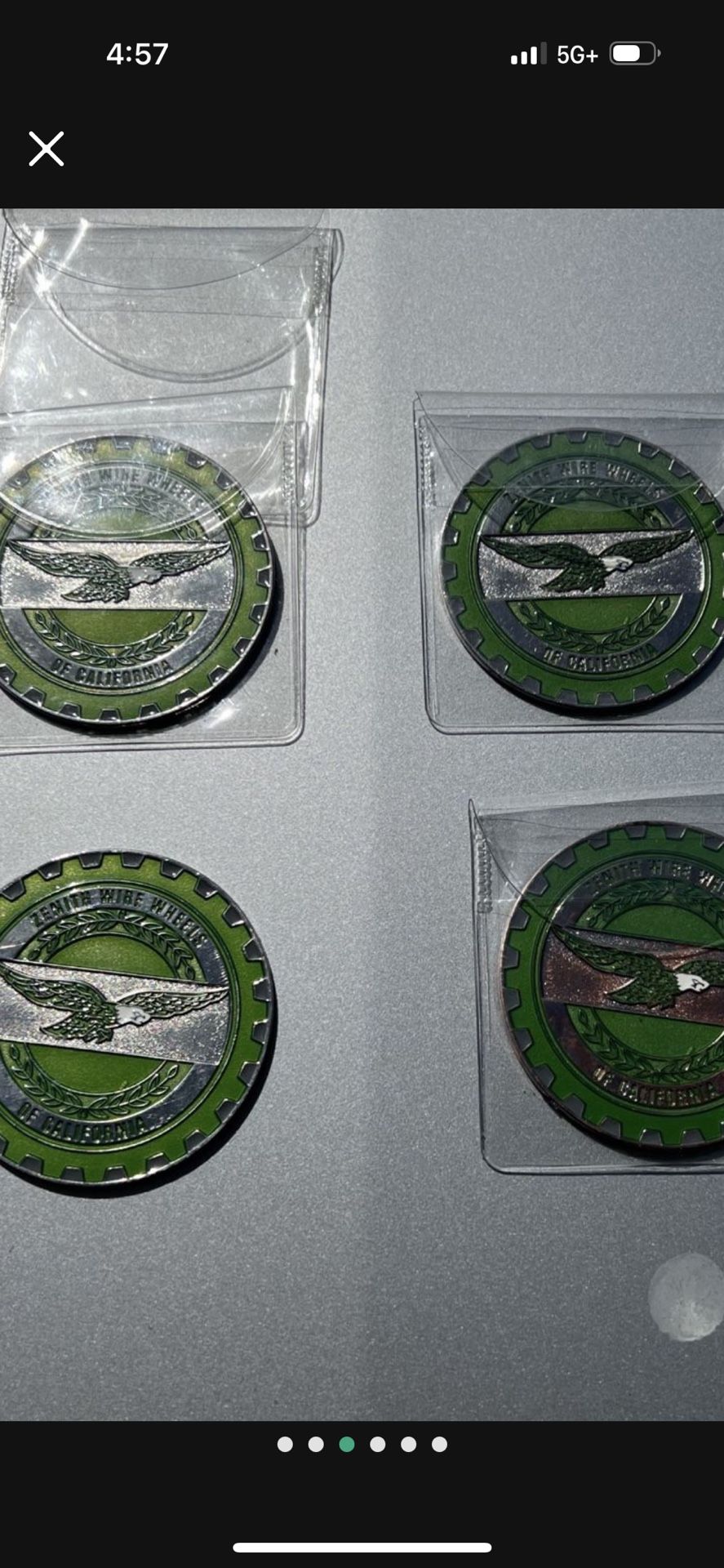 Set of 4 spinners chips