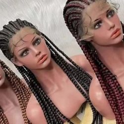Braiding Conrows Wig 