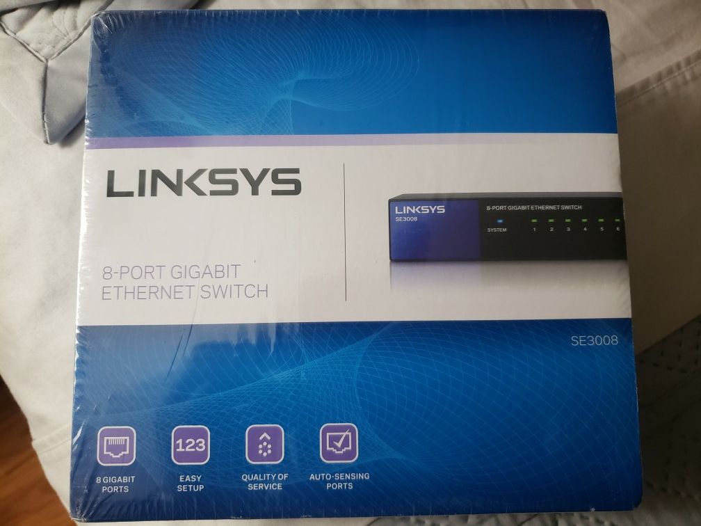Linksys 8-Port Gigabit Ethernet Switch
