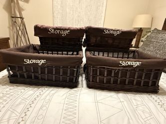 Storage baskets