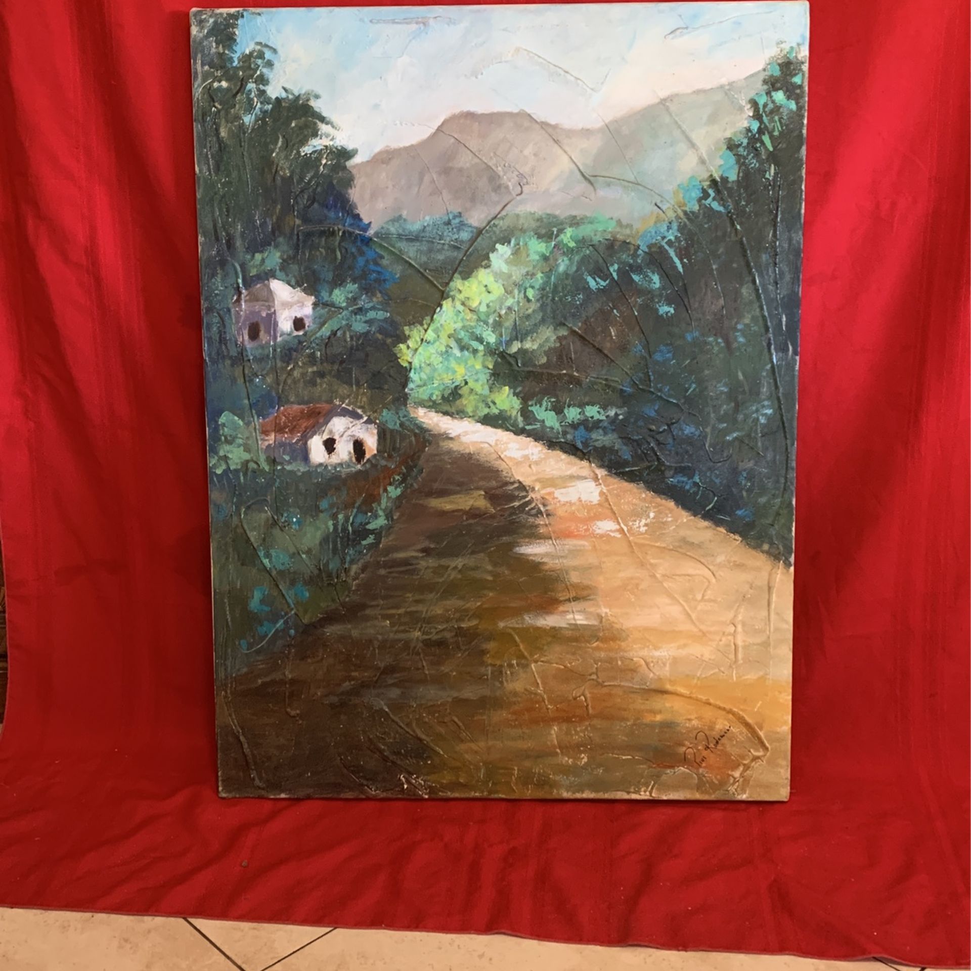 Acrílico, Native Village Of Pío Roda