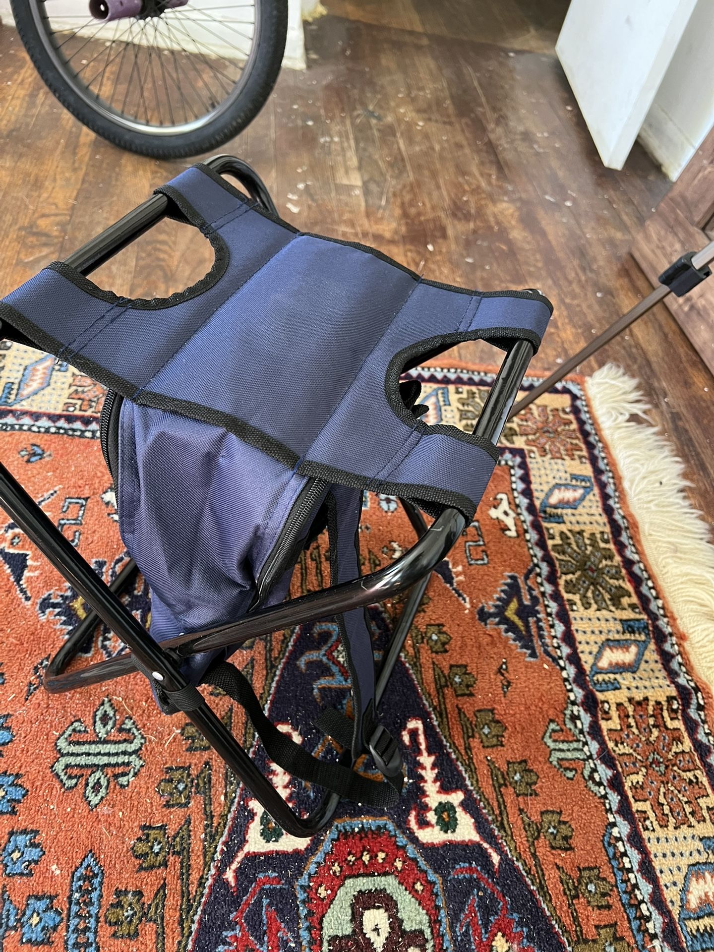 Camping Stool With Cooler