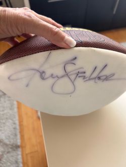 Ken Stabler signed football