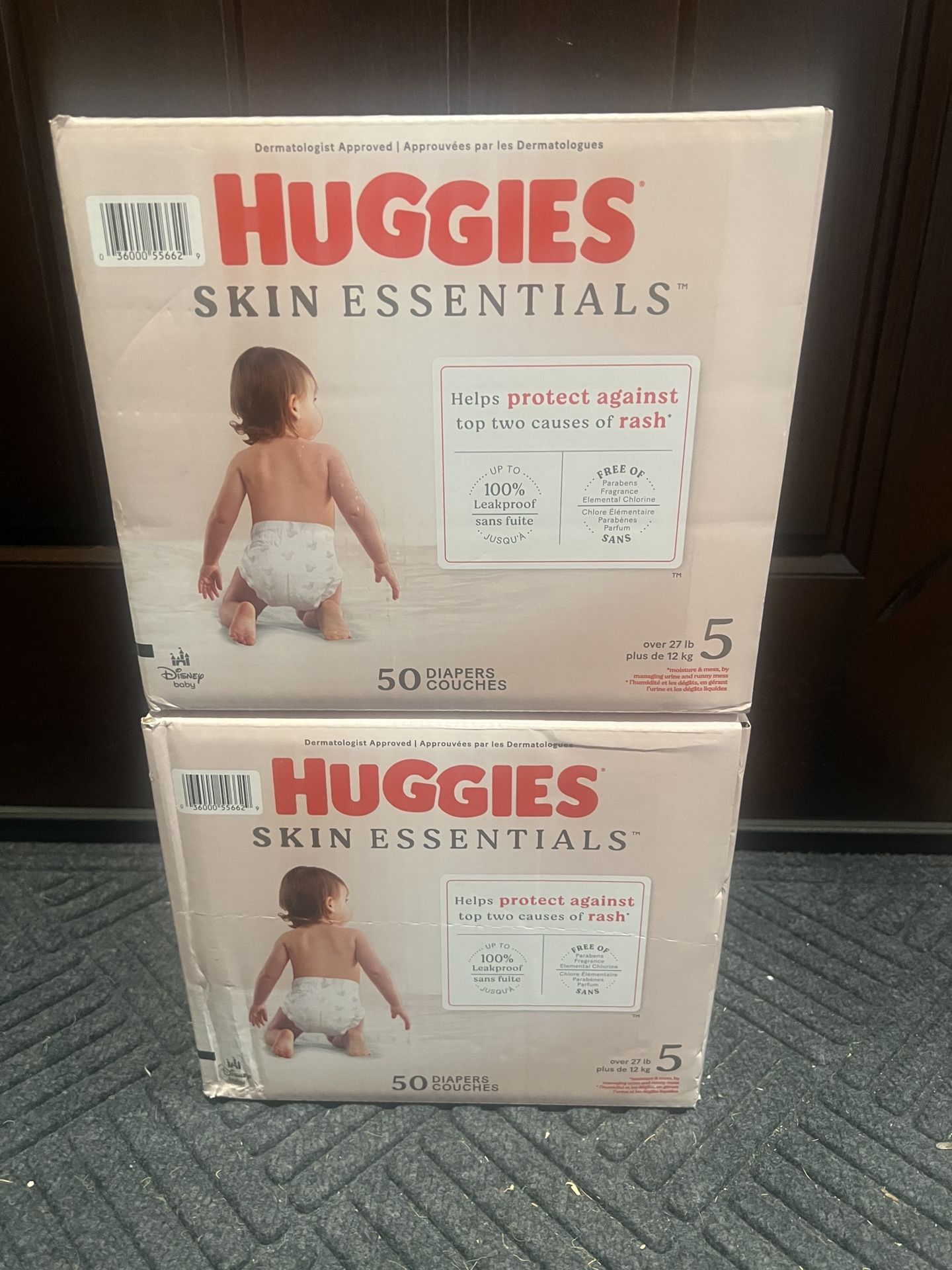 Brand New Huggies Size 5 Diapers