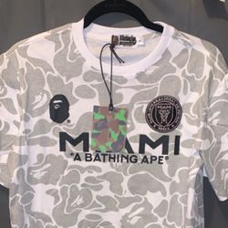 BAPE x Inter Miami CF Camo Tee