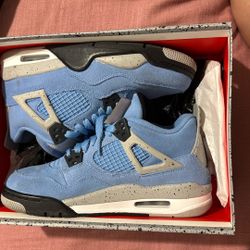 Jordan 4 University Blue Size 5Y