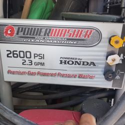 Honda Pressure Washer 