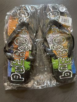 Women Puerto Rico Flip Flops Sz 8
