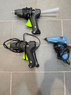 Lot of 3 Electric Glue Guns
