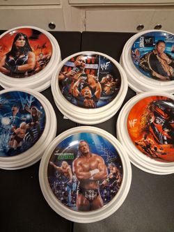 WWF collectors plates