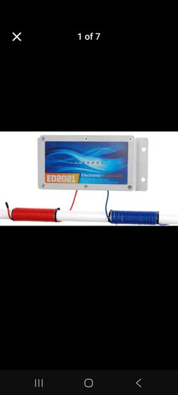 Electronic Water Descaler System, Reduces Limescale, Rust, and Minerals, No Chemicals, Easy Installa