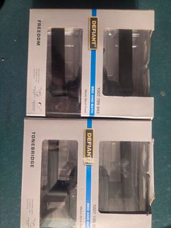 Defiant Matte Black Bed and Bath Door Levers – 2 Pack