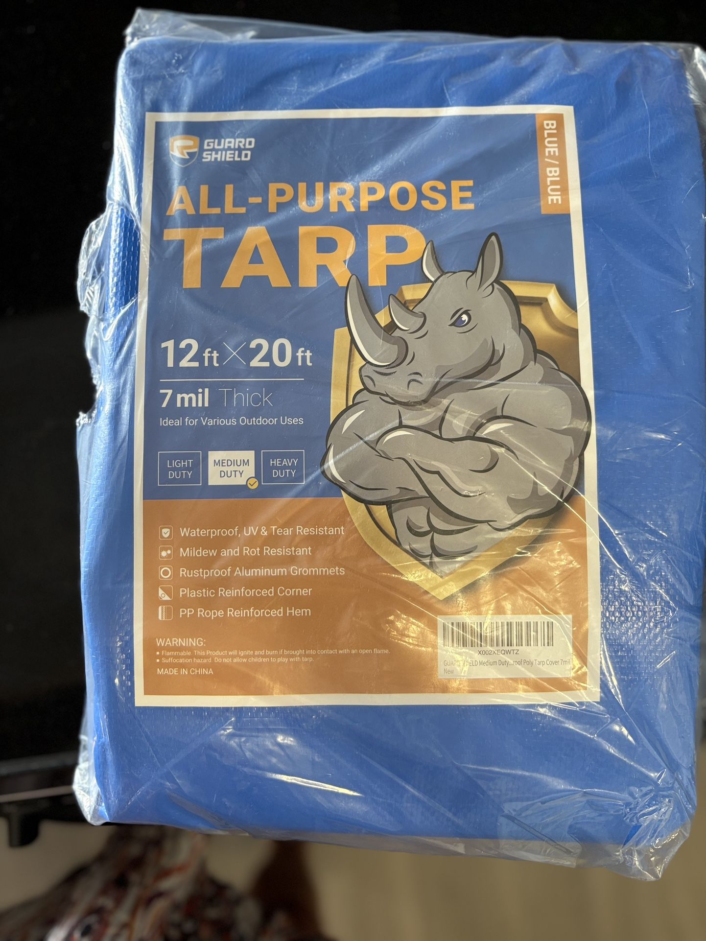 Guard SHIELD new blue tarp 12 X 20