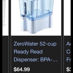 ZeroWater 52-cup Ready Read Dispenser: