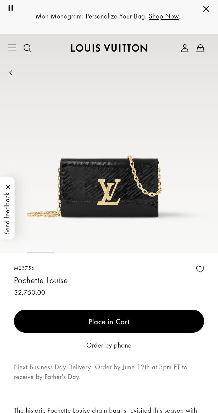 Louis Vuitton Pochette Louise