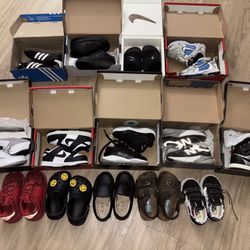 TODDLER & BABY SHOES 5C 6C 7C BRAND NEW OR SLIGHTLY USED, NIKE ADIDAS VANS JORDANS