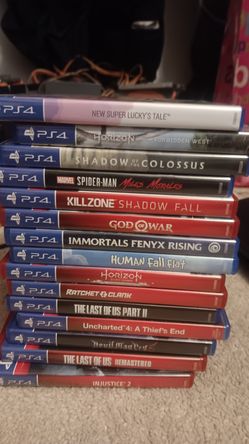 15 PS4 Games $120 OBO