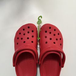 Red Crocs Size 5 Men’s 7 Women’s