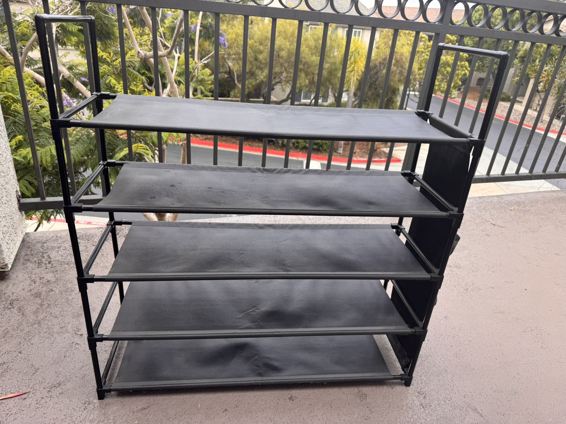 5-Tier Shoe Rack - Holds 20-25 Pairs (Used)