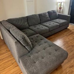 FREE Delivery! Grey Sectional Couch L Shape 