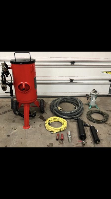 Marco 3.0 cu ft sandblaster Media blaster