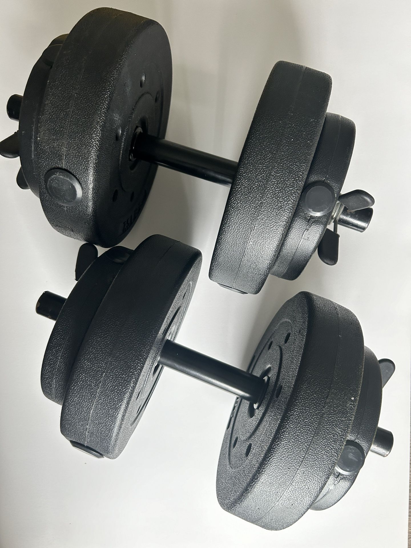 4(four) Adjustable Dumbbells, Set Of 2(two) 40 Pound Vinyl Dumbbell with Adjustable Weights,Lifting Dumbbells 