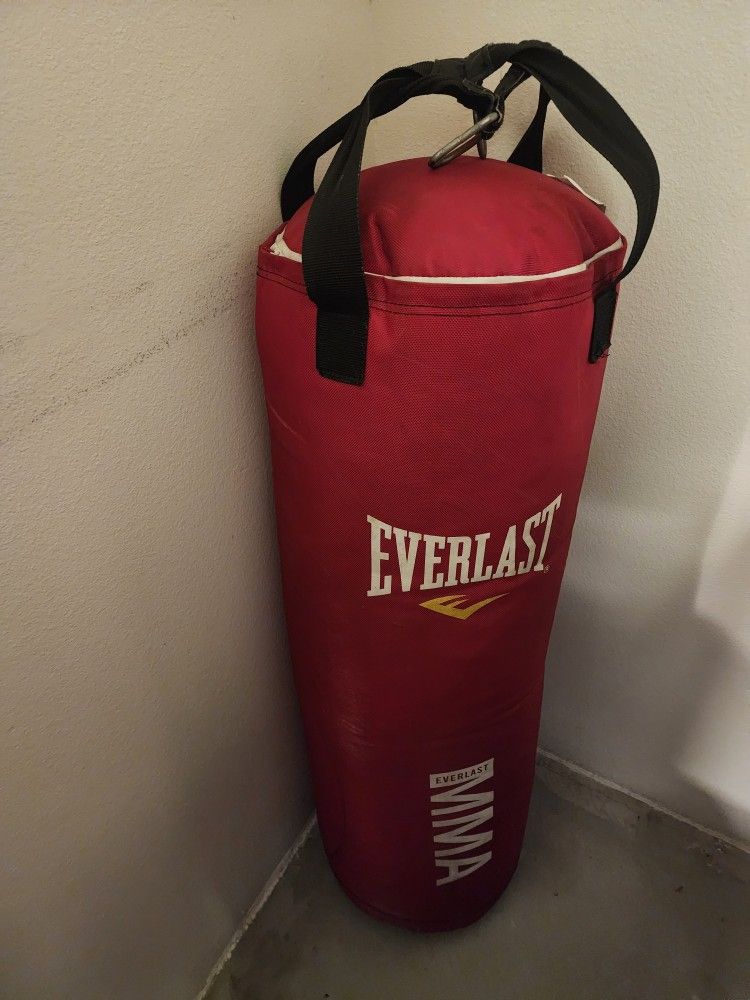 Red MMA punching Bag