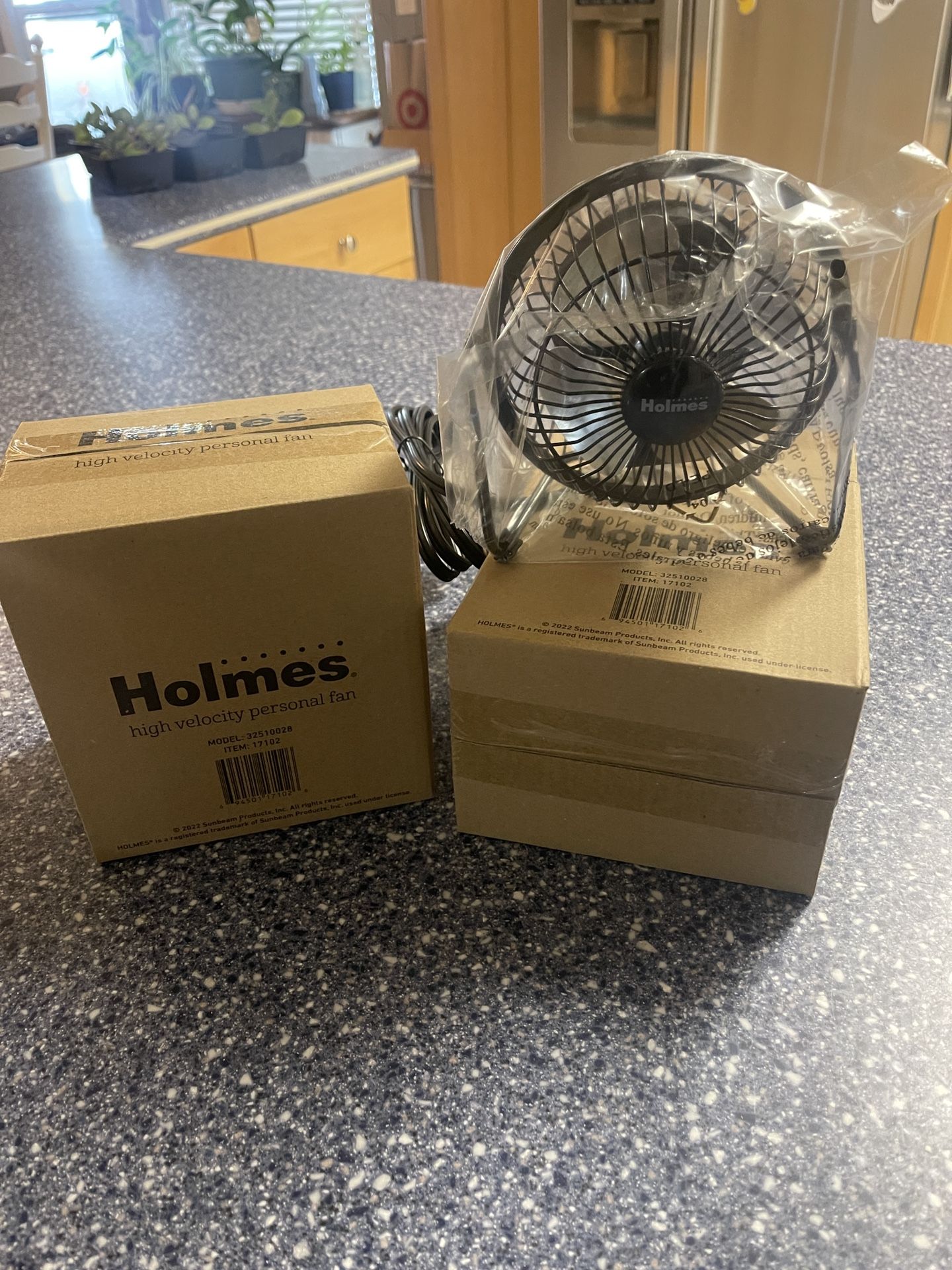Holmes High Velocity Personal Desk Fans (2)