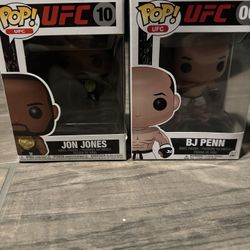 UFC pop funko and autograph lot.