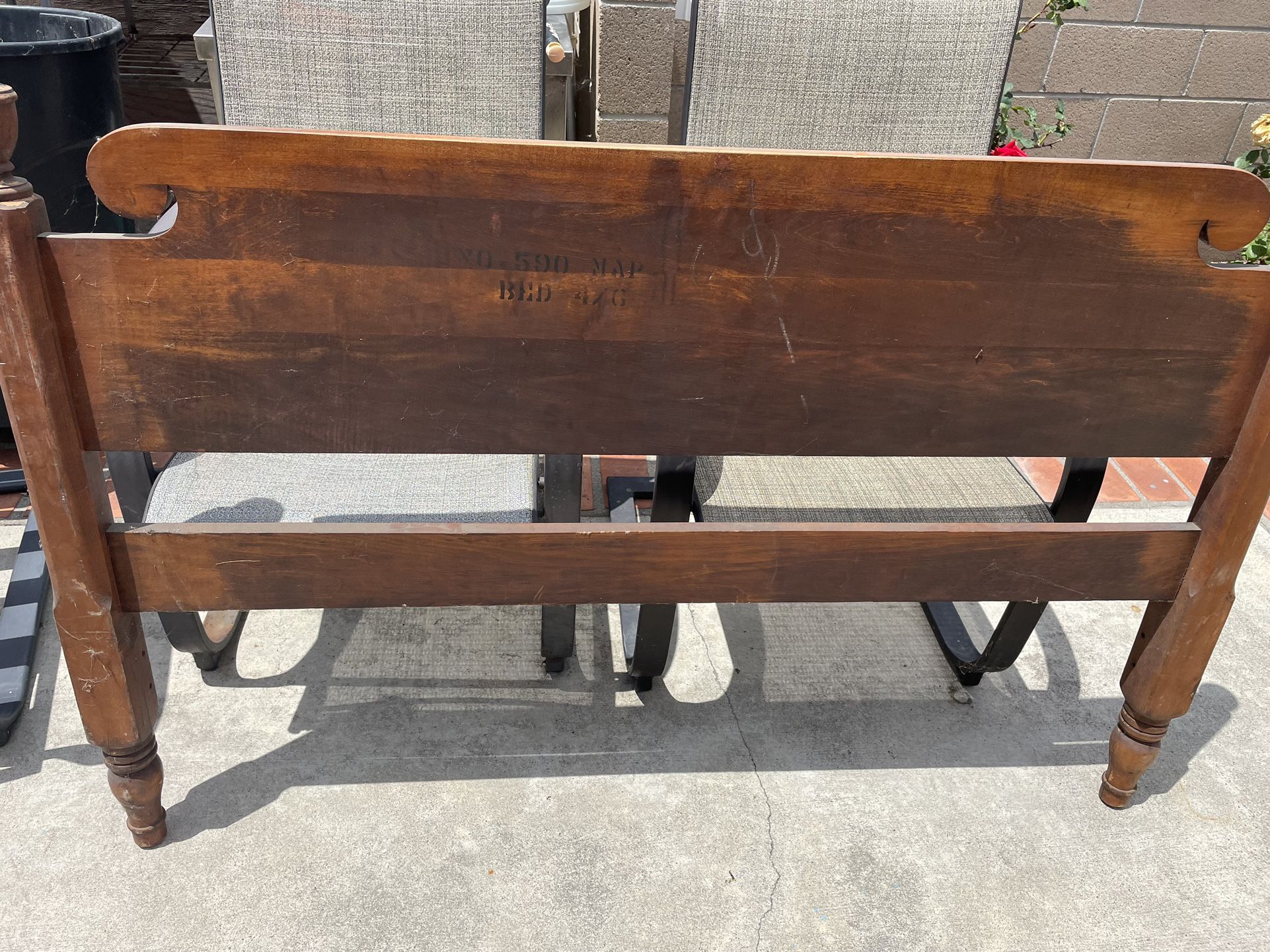 Full Size WOOD Headboard & Footboard for Sale in Anaheim, CA OfferUp