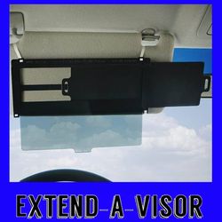 Extend-A-Visor Super Sun Blocker UV Blocking For Cars Trucks Vans NEW