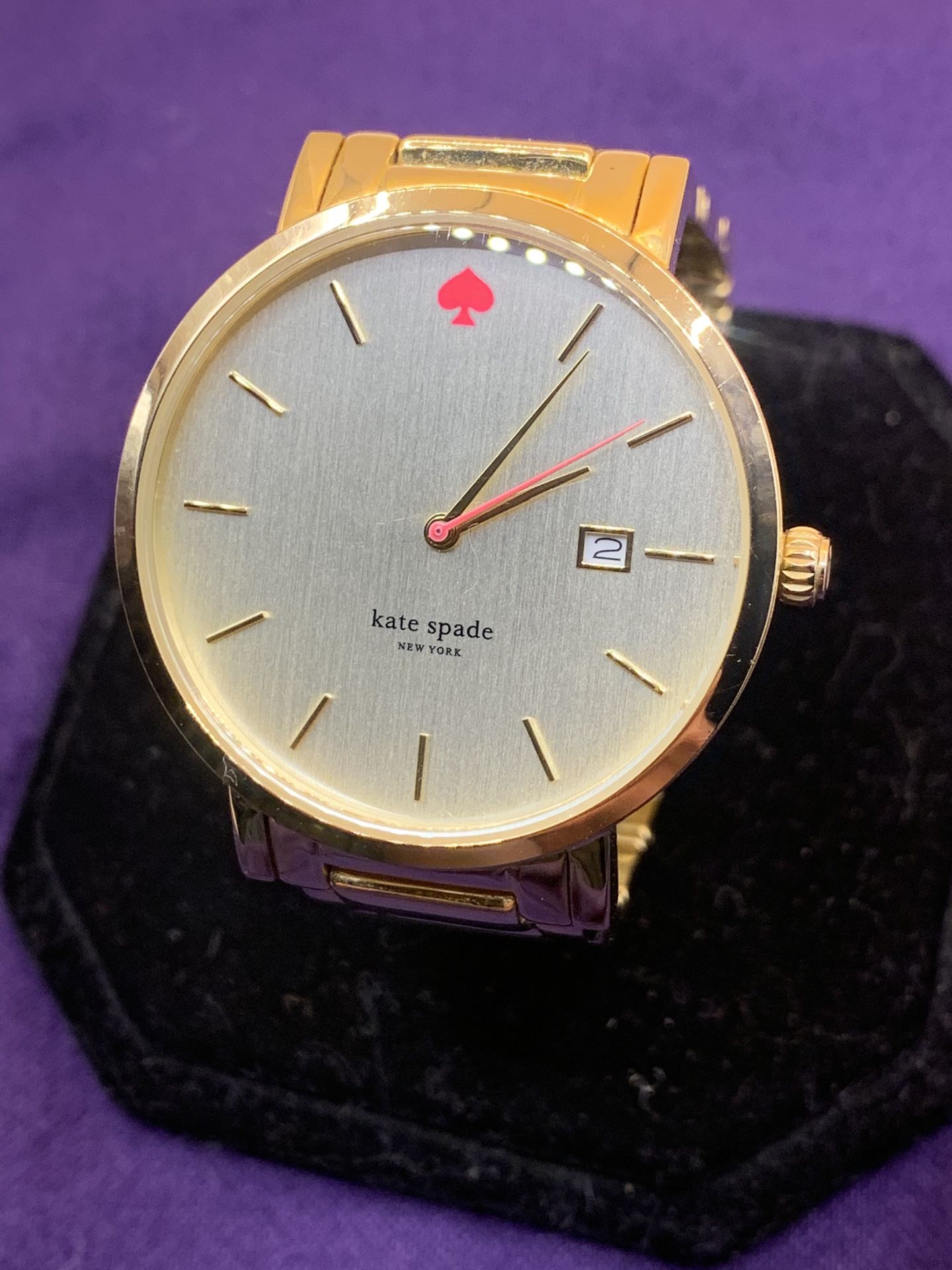 Kate Spade Gold Tone Gramercy Grand New York Watch