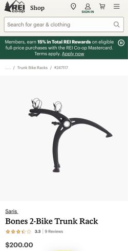 Like NEW Saris Bones 2 Bike Rack